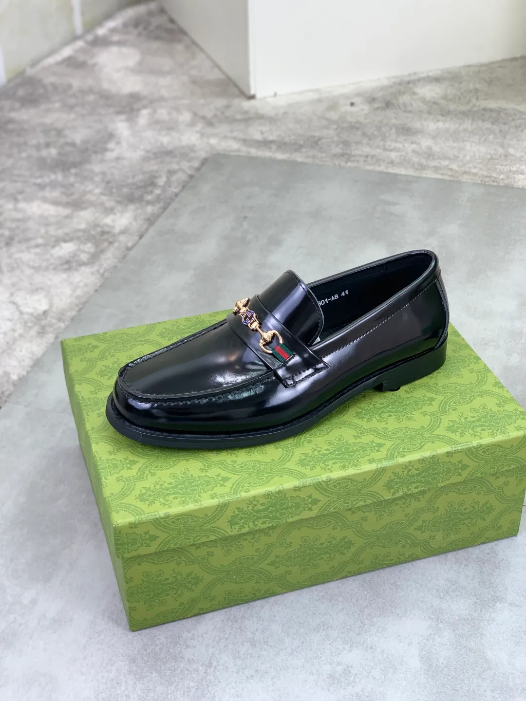 Men's men's shoes 💰P460 [New style] Water dyed cowhide 💰💎💎💎 [Gucci] GUCCI high-end men's formal business leather shoes, original order 1:1! Original imported high-end calfskin, original metal buckle, imported first-layer cowhide lining for feet, original outsole, men's shoe size: 38-45, black color available